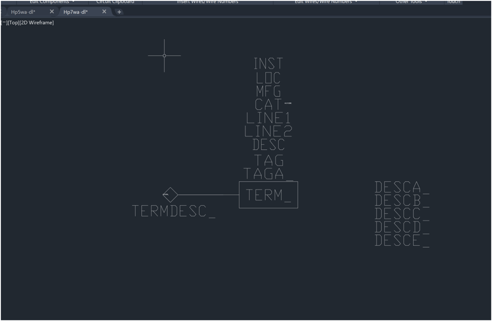 HP7WA-DL_AutoCAD electrical